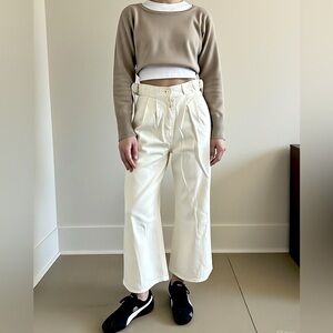 MM6 Margiela White Womens Jeans XS 25”